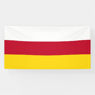 Flagge von Nordossetien Banner