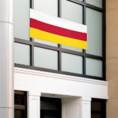 Flagge von Nordossetien Banner (Äußeres Gebäude)