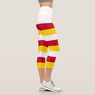 Flagge von Nordossetien Capri Leggings