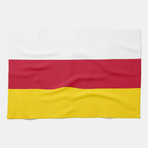 Flagge von Nordossetien Geschirrtuch