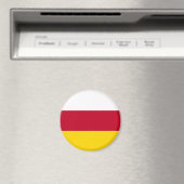 Flagge von Nordossetien Magnet (In Situ (Geschirrspüler))