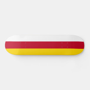 Flagge von Nordossetien Skateboard