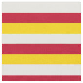 Flagge von Nordossetien Stoff (Nahaufnahme)