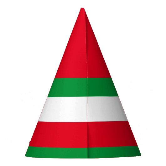 Flagge von Nordrhein-Westfalen Party-Hut Partyhütchen (Rückseite)