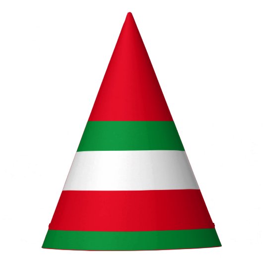 Flagge von Nordrhein-Westfalen Party-Hut Partyhütchen (Vorderseite)