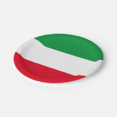 Flagge von Nordrhein-Westfalen Teller von Papier (Schrägansicht)