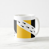 Flagge von Norfolk Kaffeetasse (VorderseiteRechts)