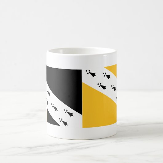 Flagge von Norfolk Kaffeetasse (Mittel)