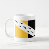 Flagge von Norfolk Kaffeetasse (Links)