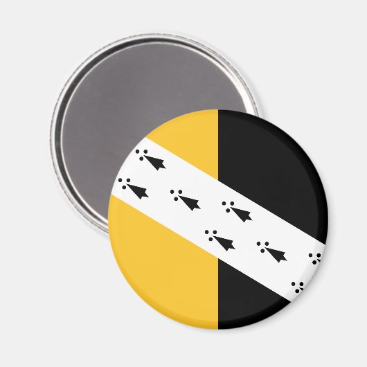 Flagge von Norfolk Magnet (Vorderseite/Rückseite)