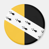 Flagge von Norfolk Magnet (Vorne)