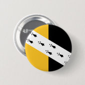 Flagge von Norfolk Pinback Button (Vorne & Hinten)