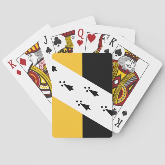 Flagge von Norfolk Spielkarten (Rückseite)