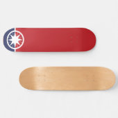 Flagge von Norman (Oklahoma) Skateboard (Horizontal)