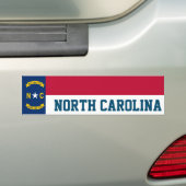 Flagge von North Carolina Autoaufkleber (Auf Auto)