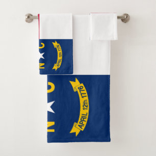 Flagge von North Carolina Badhandtuch Set