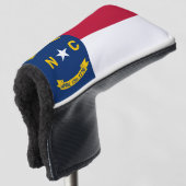 Flagge von North Carolina Golf Headcover (3/4 Vorderseite)