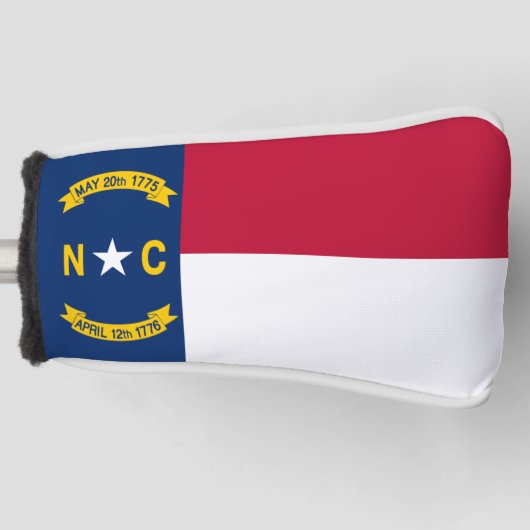 Flagge von North Carolina Golf Headcover (Vorderseite)