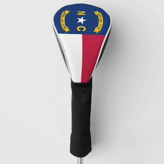 Flagge von North Carolina Golf Headcover (Vorderseite)