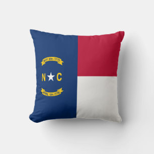 Flagge von North Carolina Kissen