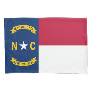 Flagge von North Carolina Kissenbezug