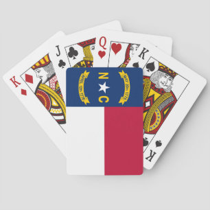 Flagge von North Carolina Spielkarten