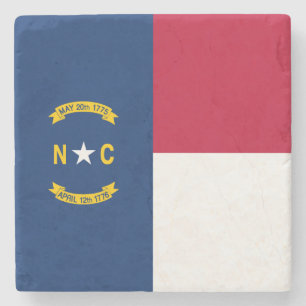 Flagge von North Carolina Steinuntersetzer