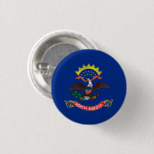 Flagge von North Dakota Button (Vorne & Hinten)