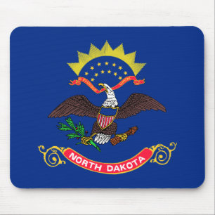 Flagge von North Dakota Mousepad