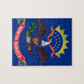 Flagge von North Dakota Puzzle (Horizontal)