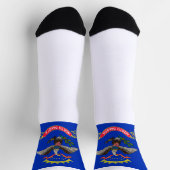 Flagge von North Dakota Socken (Oben)