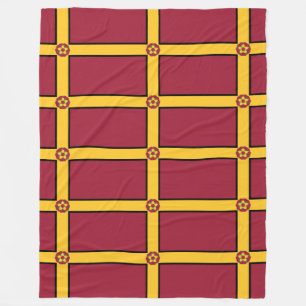 Flagge von Northamptonshire Fleecedecke