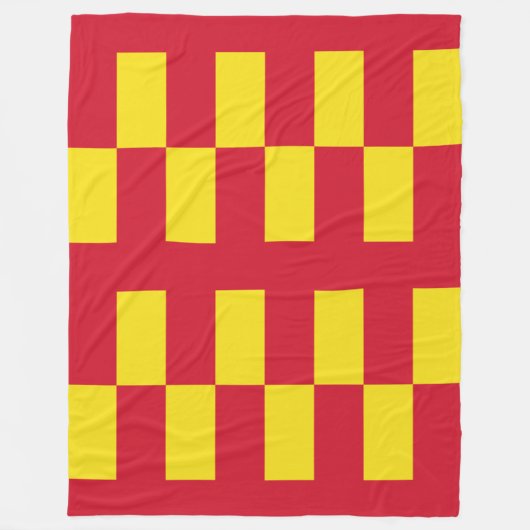 Flagge von Northumberland Fleece Blanket (Vorderseite)