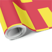 Flagge von Northumberland Geschenkpapier (Rolleneckpunkt)