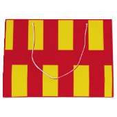 Flagge von Northumberland Große Geschenktüte (Vorderseite)