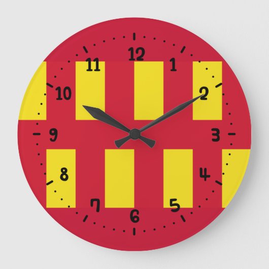 Flagge von Northumberland Große Uhr (Vorderseite)