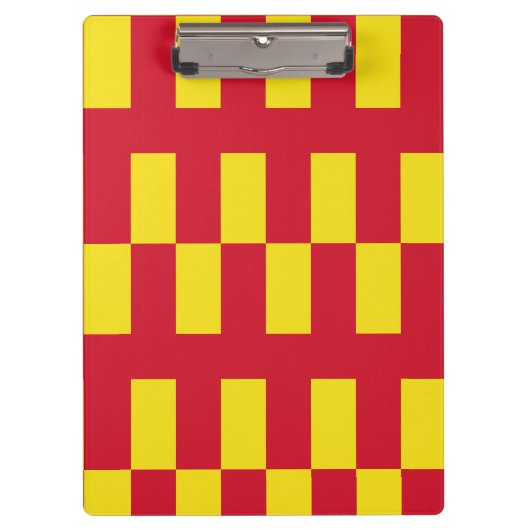 Flagge von Northumberland Klemmbrett (Vorderseite)