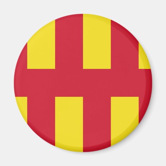 Flagge von Northumberland Magnet (Vorne)