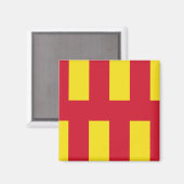 Flagge von Northumberland Magnet (Vorderseite/Rückseite)