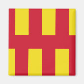 Flagge von Northumberland Magnet (Vorne)