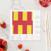 Flagge von Northumberland Napkins Serviette (Beispiel)