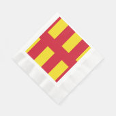 Flagge von Northumberland Napkins Serviette (Ecke)