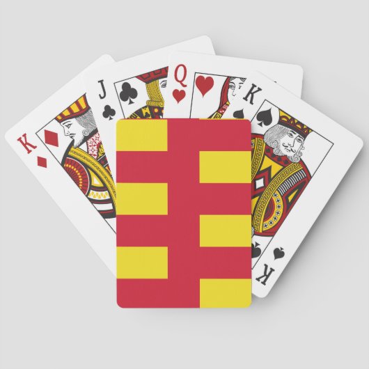 Flagge von Northumberland Spielkarten (Rückseite)