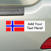 Flagge von Norwegen Autoaufkleber (Auf Auto)