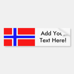 Flagge von Norwegen Autoaufkleber