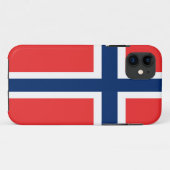 Flagge von Norwegen iPhone 5 Case-Mate ID™ Hülle (Rückseite (Horizontal))