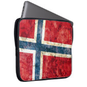 Flagge von Norwegen Laptopschutzhülle (Vorne Rechts)