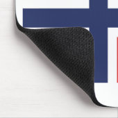 Flagge von Norwegen Mousepad (Ecke)