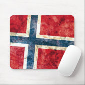 Flagge von Norwegen Mousepad (Mit Mouse)