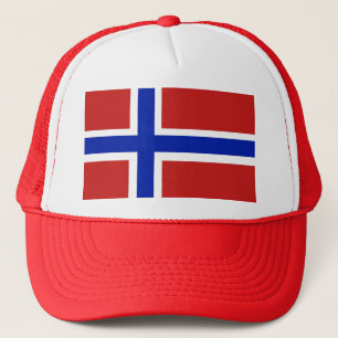 Flagge von Norwegen-Skandinavier Truckerkappe